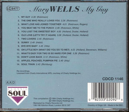 Mary Wells  - My Guy (CD)