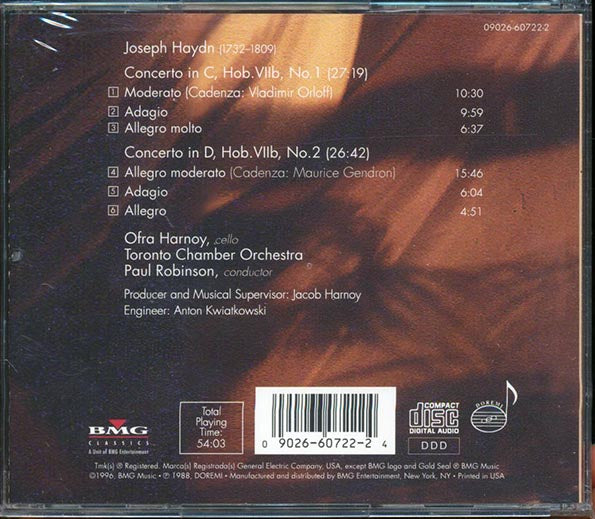 Ofra Harnoy, Haydn, Toronto Chamber Orchestra, Etc. - Haydn Cell Concertos No. 1 And 6 (CD)