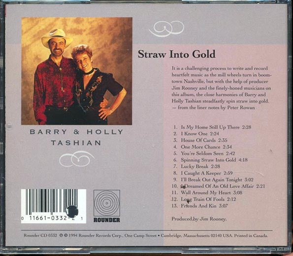 Barry & Holly Tashian - Straw Into Gold (CD)