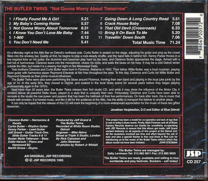 The Butler Twins - Not Gonna Worry About Tomorrow (CD)