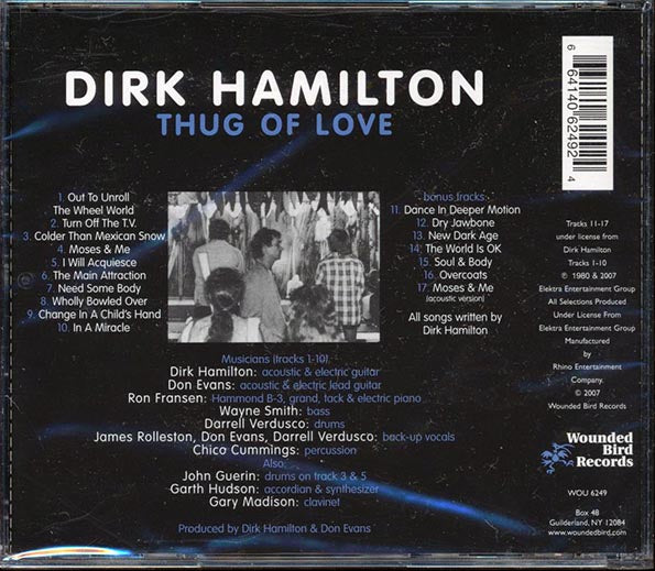 Dirk Hamilton  - Thug Of Love (CD)