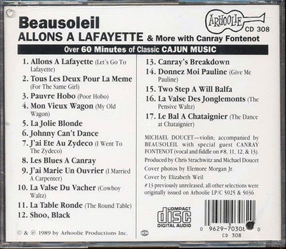 Beausoleil, Michael Doucet, Canray Fontenot - Allons A Lafayette And More (CD)