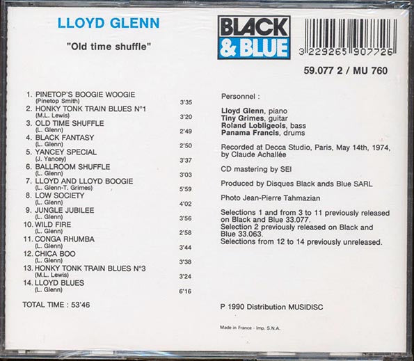 Lloyd Glenn - Old Time Shuffle (CD)