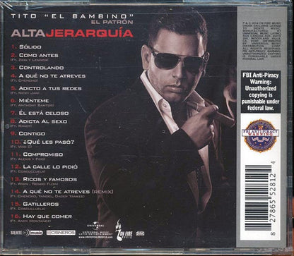 Tito El Bambino El Patron  - Alta Jerarquia (CD)