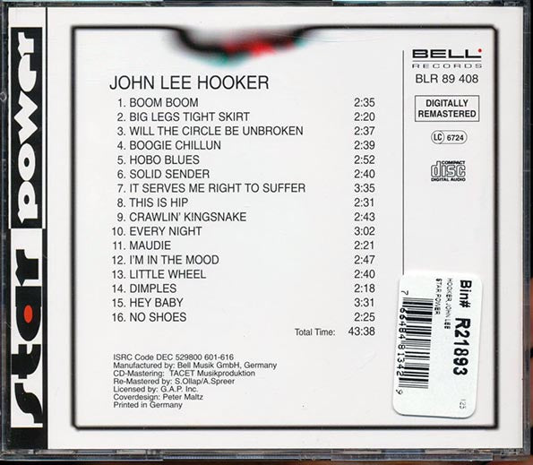 John Lee Hooker - Star Power (CD)