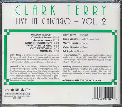 Clark Terry - Live In Chicago Volume 2 (CD)