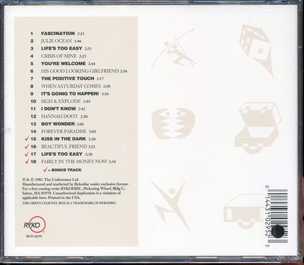 The Undertones  - Positive Touch (CD)