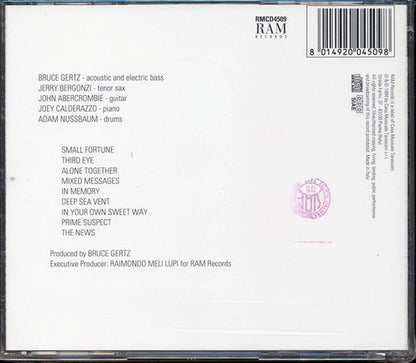 Bruce Gertz 5et  - Third Eye (CD)
