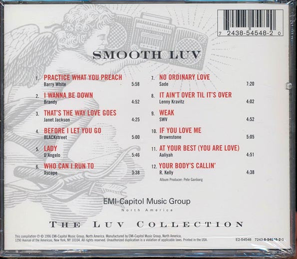 Sade, Lenny Kravitz, Barry White, Etc.  - Smooth Luv The Ultimate R And B Love Songs Collection (CD)