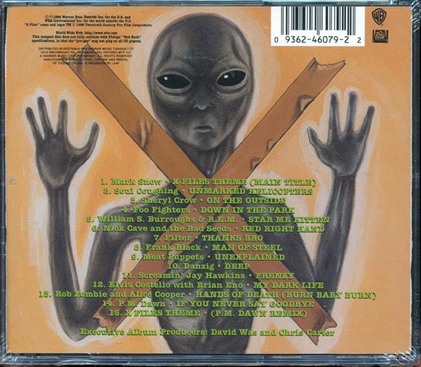 Foo Fighters, Rob Zombie & Alice Cooper, Frank Blank, Etc. - Songs In The Key Of X (CD)