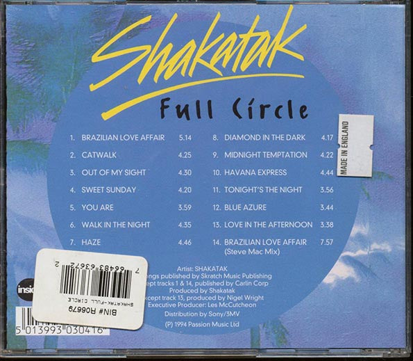 Shakatak - Full Circle (CD)