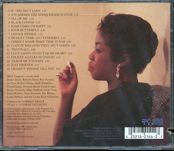Sarah Vaughan - Linger Awhile: Live At Newport And More (CD)