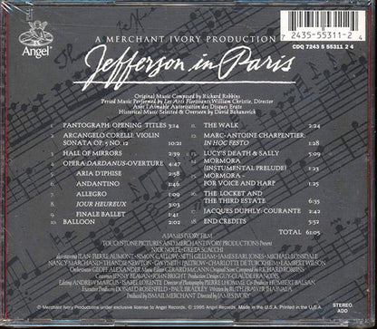 Richard Robbins, William Christie - A Merchant Ivory Production: Jefferson In Paris (CD)