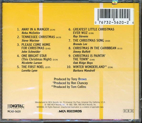 Reba McEntire, Steve Wariner, John Schneider, Etc. - Tennessee Christmas (CD)