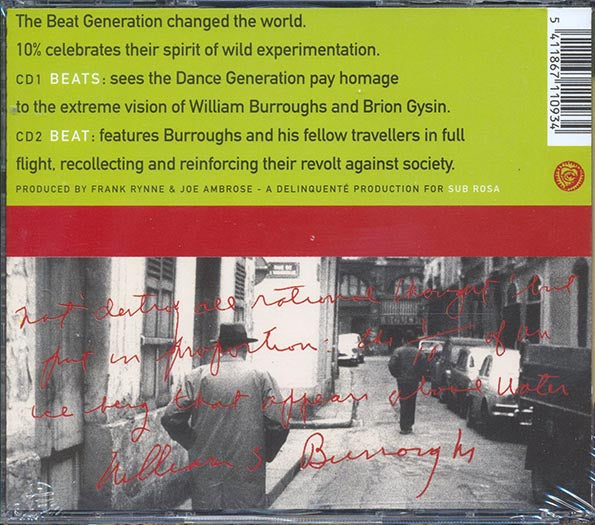Islamic Diggers, Divination, Bomb The Bass, Etc. - 10 Percent  File Under Burroughs (CD)