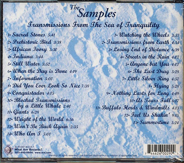 The Samples - Transmissions From The Sea Of Tranquility (CD)