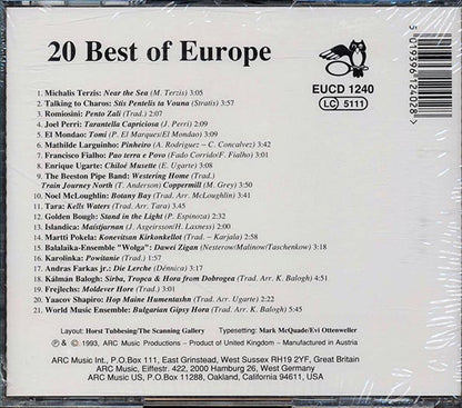 Michalis Terzis, Talking To Charos, Joel Perry, Etc. - 20 Best Of Europe (CD)