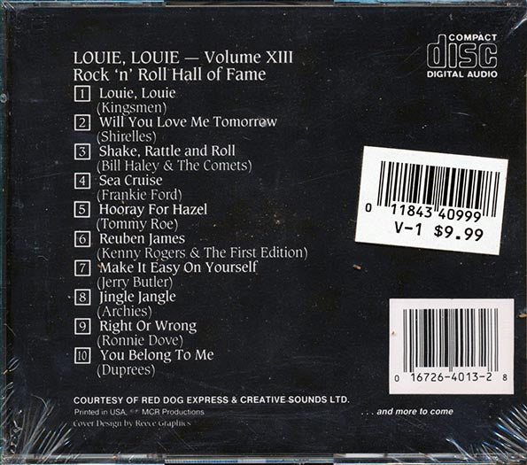 Kingsmen, The Shirelles, Bill Haley, Etc. - Rock N Roll Hall Of Fame: Volume 13 (CD)