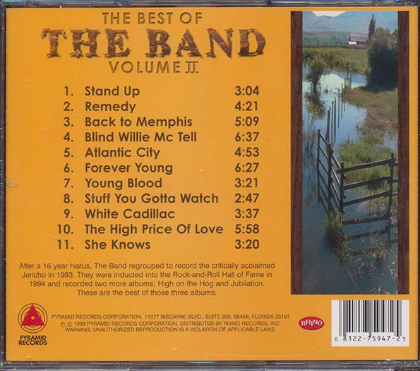 The Band - The Best Of The Band Volume 2 (CD)