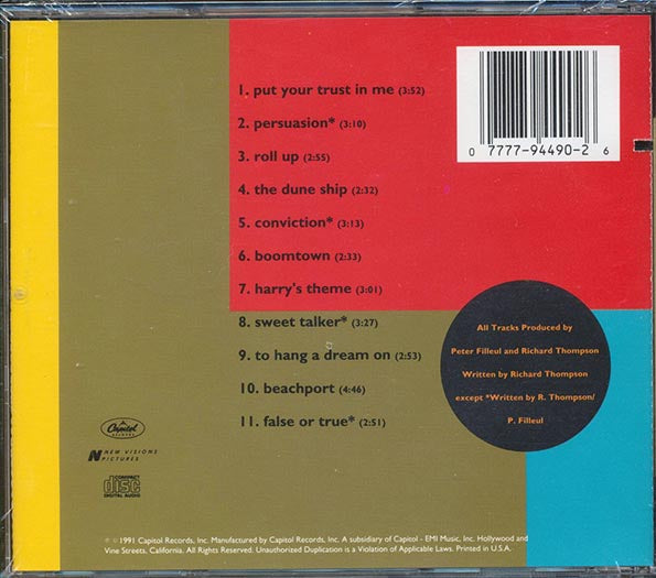 Richard Thompson - Sweet Talker: Original Music From The Movie (CD)