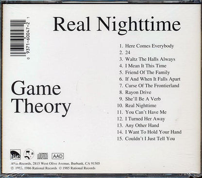 Game Theory  - Real Nighttime (CD)