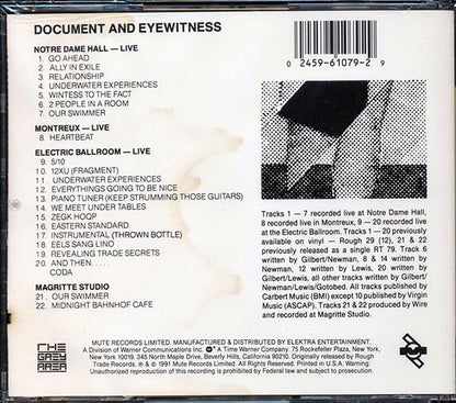 Wire - Document And Eyewitness (CD)