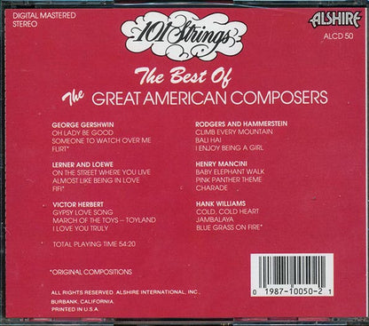 101 Strings - The Best Of The Great American Composers Volume 6 (CD)