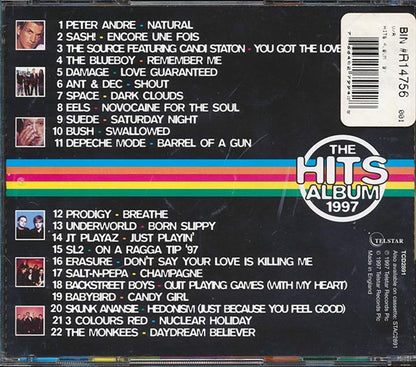 Depeche Mode, Peter Andre, Backstreet Boys, Ant & Dec, Etc. - The Hits Album 1997 (CD)