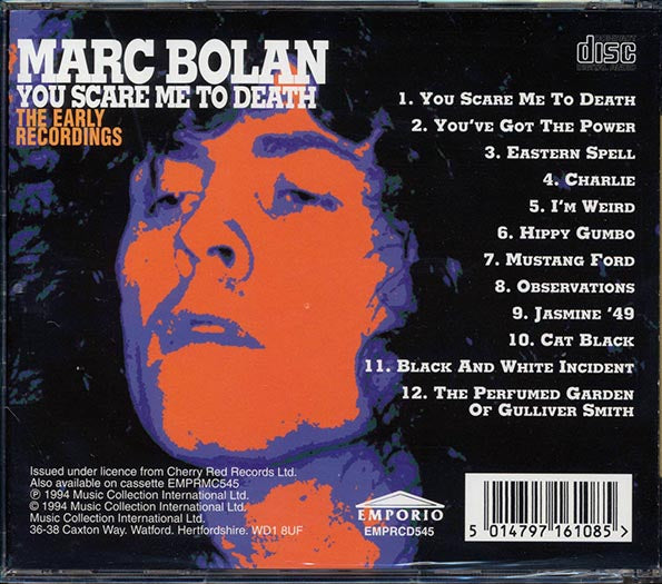 Marc Bolan - You Scare Me To Death (CD)