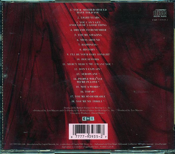 Robert Palmer - Don't Explain (CD)