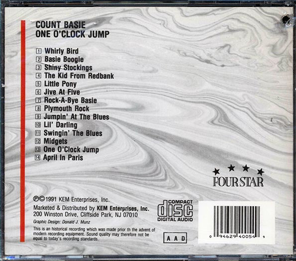 Count Basie - One O' Clock Jump (CD)