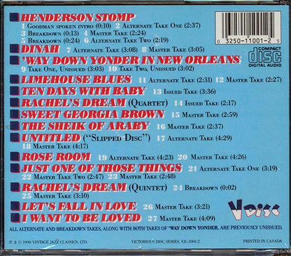 Benny Goodman - Way Down Yonder: The Legendary V Disc Masters (CD)