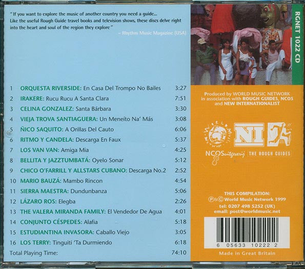 Orquesta Riverside, Irakere, Celina Gonzalez, Etc. - The Rough Guide To The Music Of Cuba (CD)