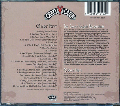 Oscar Perry - Playboy Side Of Town: The Best Of Oscar Perry Volume 2 The Crazy Cajun Recordings (CD)