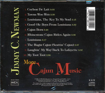 Jimmy C Newman - More Cajun Music (CD)