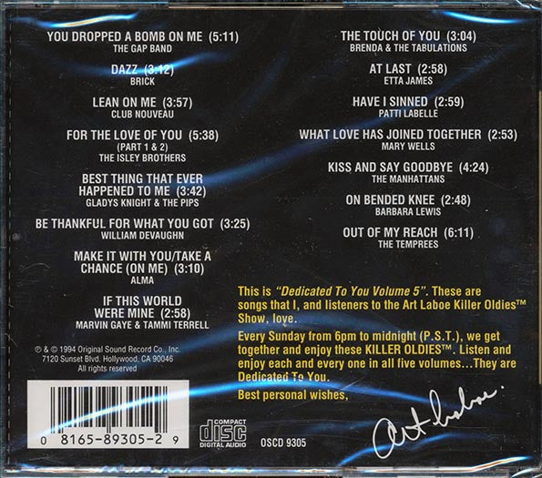 Art Laboe - Dedicated To You Volume 5 (CD)