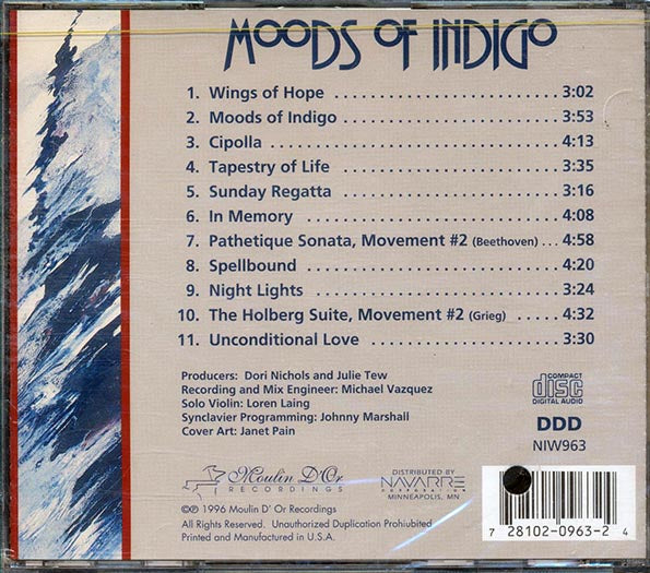 Danny Wright - Moods Of Indigo (CD)