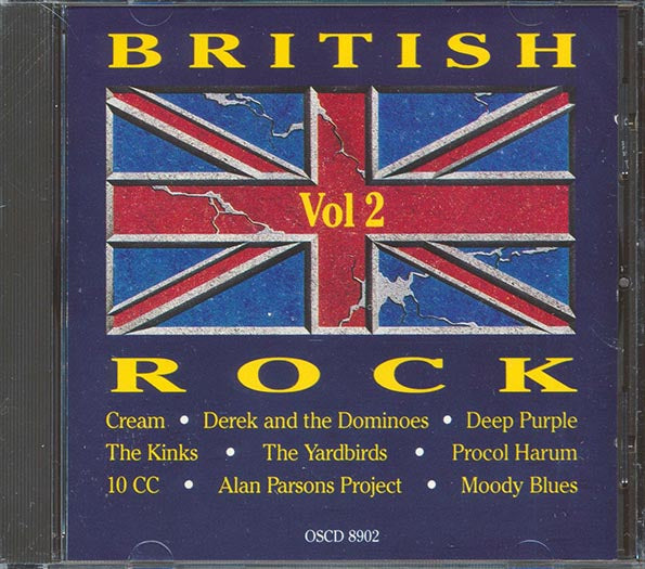 10CC, The Yardbirds, Derek & The Dominos, Cream, Deep Purple, Etc. - British Rock Volume 2 (CD)