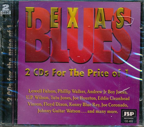 Tutu Jones, Phillip Walker, Andrew Jr. Boy Jones, Etc. - Texas Blues (CD)