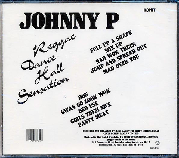 Johnny P - Reggae Dance Hall Sensation (CD)