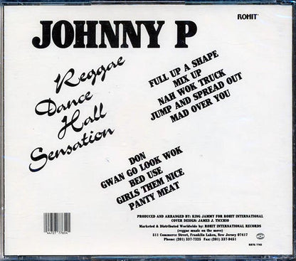 Johnny P - Reggae Dance Hall Sensation (CD)