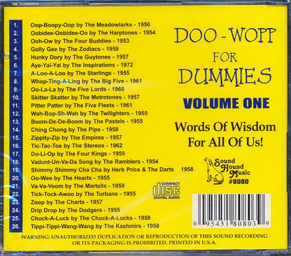 The Meadowlarks, The Harptones, The Four Buddies, Etc. - Doo-Wopp For Dummies Volume One (CD)