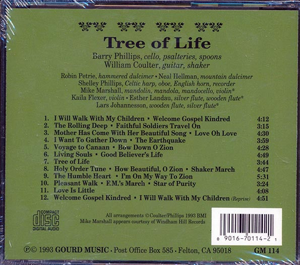 William Coulter, Barry Phillips - Tree Of Life (CD)
