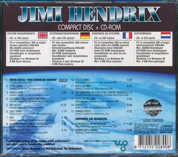 Jimi Hendrix - Jimi Hendrix (CD)