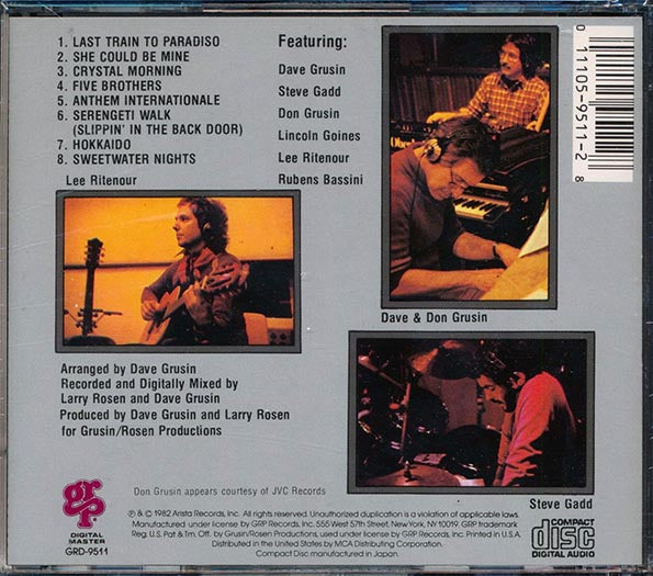 Dave Grusin - Out Of The Shadows (CD)
