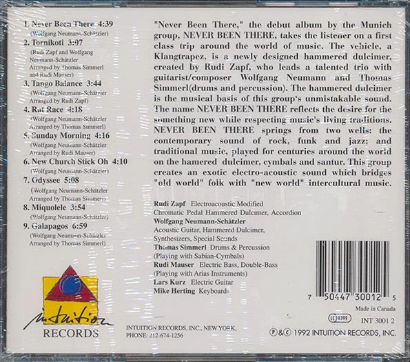 Never Been There - Never Been There (CD)