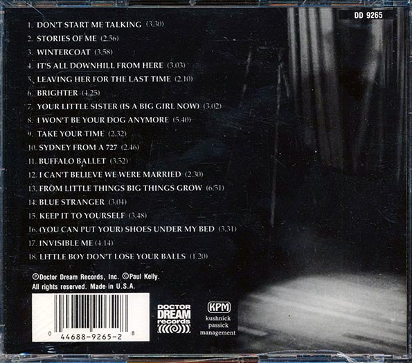 Paul Kelly & The Messengers - Comedy (CD)