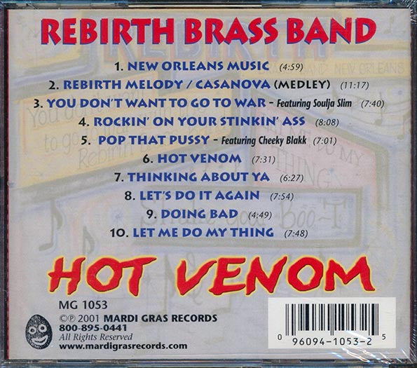 Rebirth Brass Band - Hot Venom (CD)
