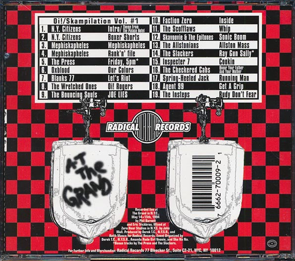 NY Citizens, Mephiskapheles, The Press, Etc. - Oi/Skampilation Volume 1 (CD)