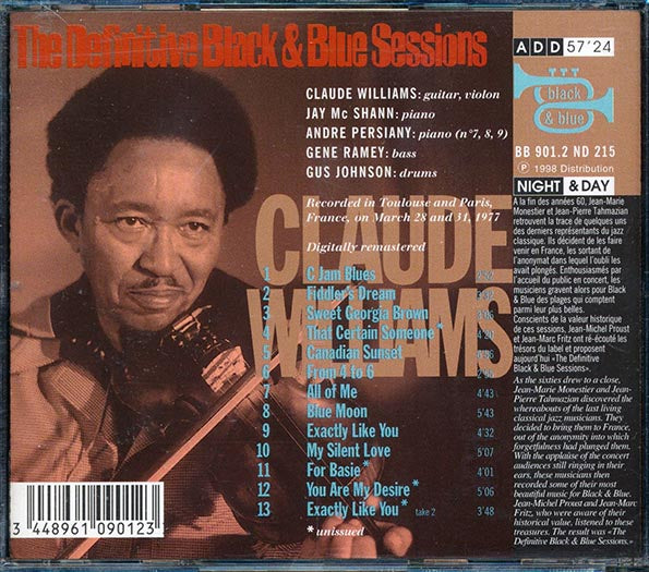 Claude Williams - My Silent Love (CD)